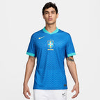 Camisas Azul Nike Brasil 24/25 Torcedor Masculina - Malha Tailandesa 1.1