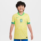 Camisa Kids Nike Brasil 24/25 - Malha Tailandesa 1.1