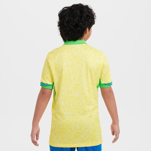 Camisa Kids Nike Brasil 24/25 - Malha Tailandesa 1.1