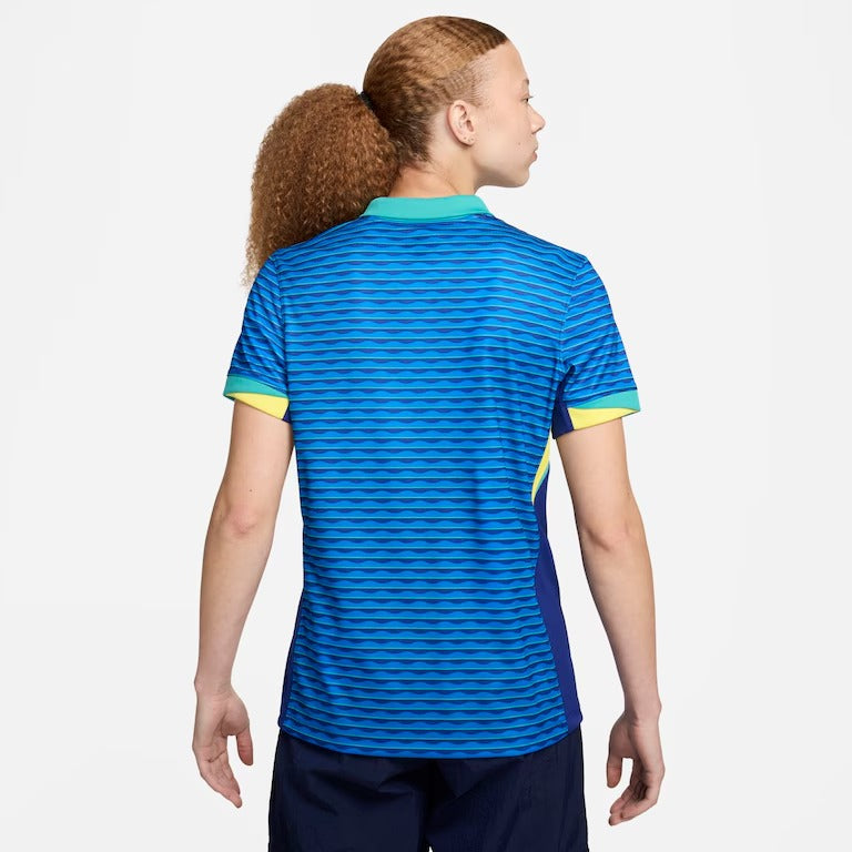 Camisas Azul Nike Brasil 24/25 Torcedora Feminina - Malha Tailandesa 1.1